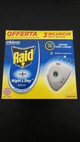 Raid Night & Day Nachfüllungen  3er Sparpack, ohne Gerät