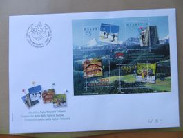 Brief FDC Sonderblock 100 J. Naturfreunde 2005