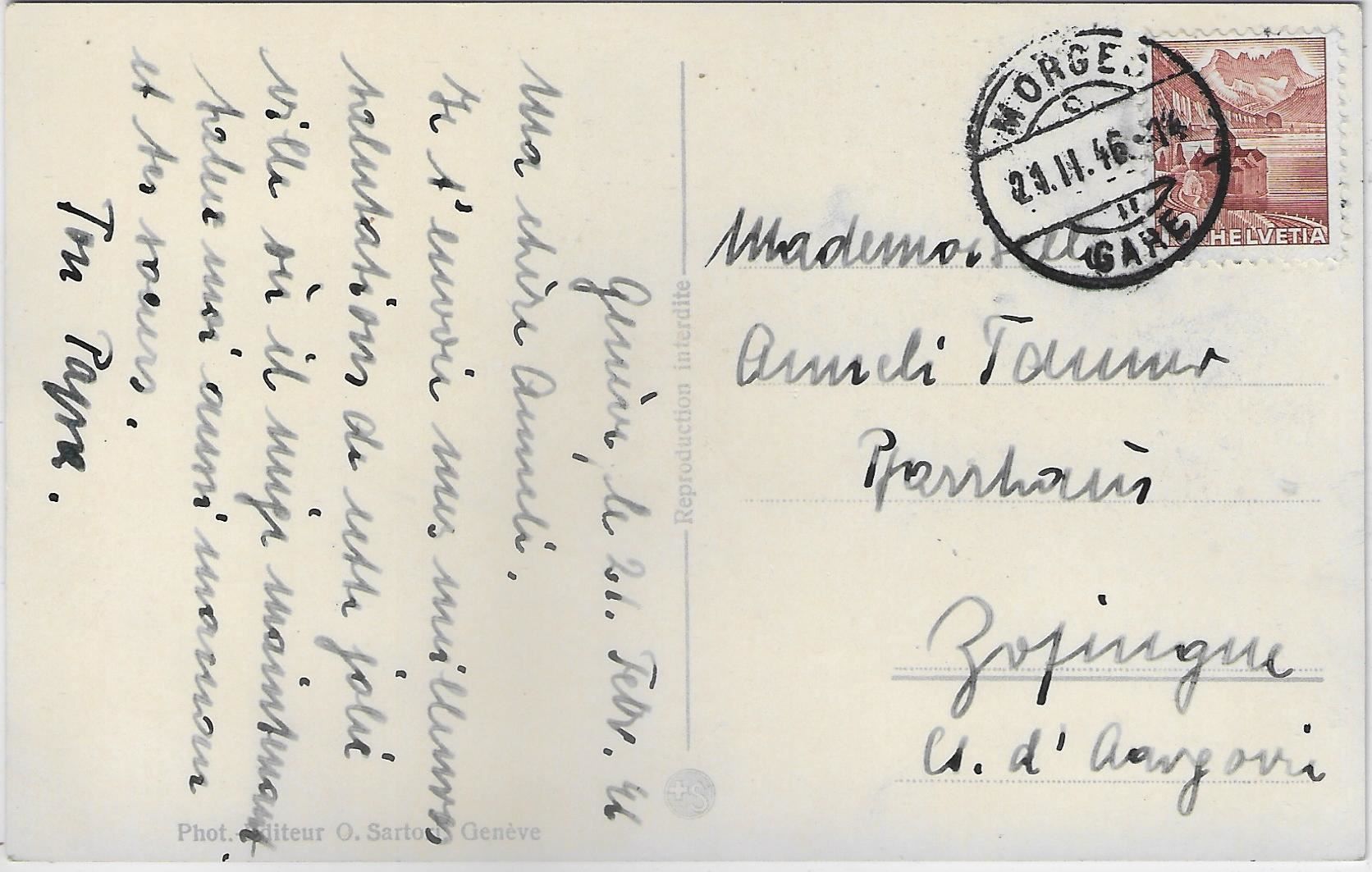 Cartes postales: Geneve - Monschein-Litho – D'occasion à Ettingen par Kartenplanet 1