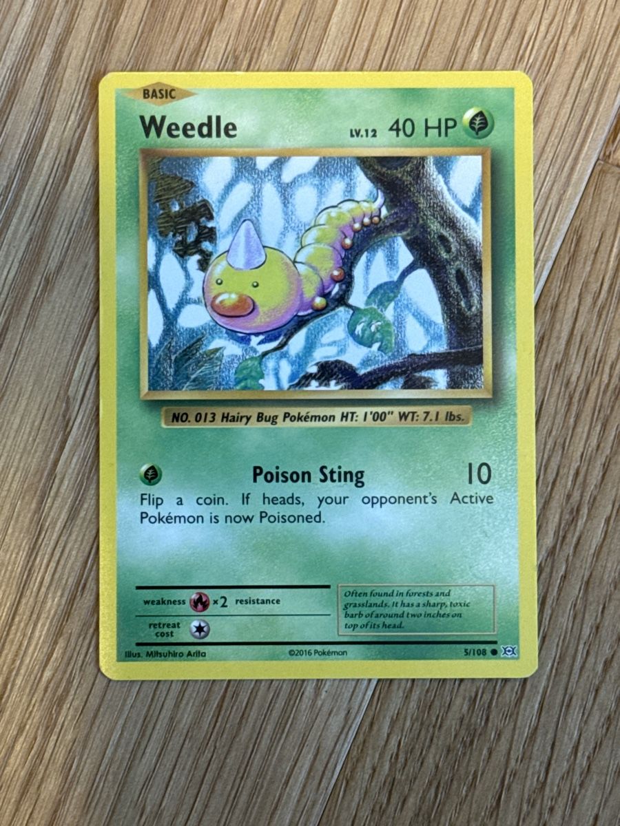 Pokémon Carte collezionabili: Pokémon Karte Weedle – Usato da Küssnacht am Rigi venduto da mic_xr8d