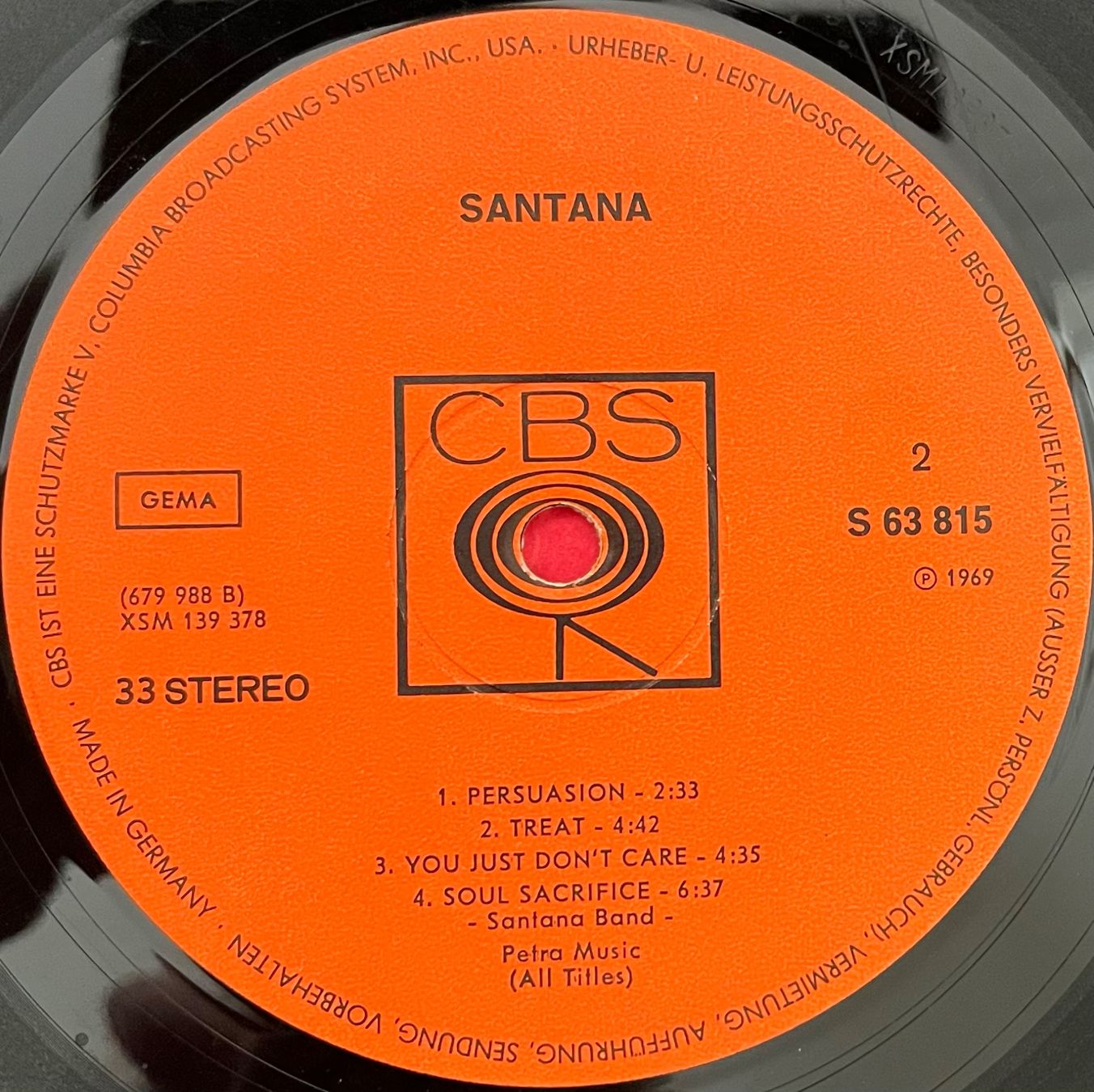 Schallplatten: SANTANA - SANTANA - 33 Tours – Gebraucht aus Bussigny von vinyl-pas-cher 3