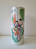antiker chinesischer Hutständer (Vase) Porzellan handbemalt