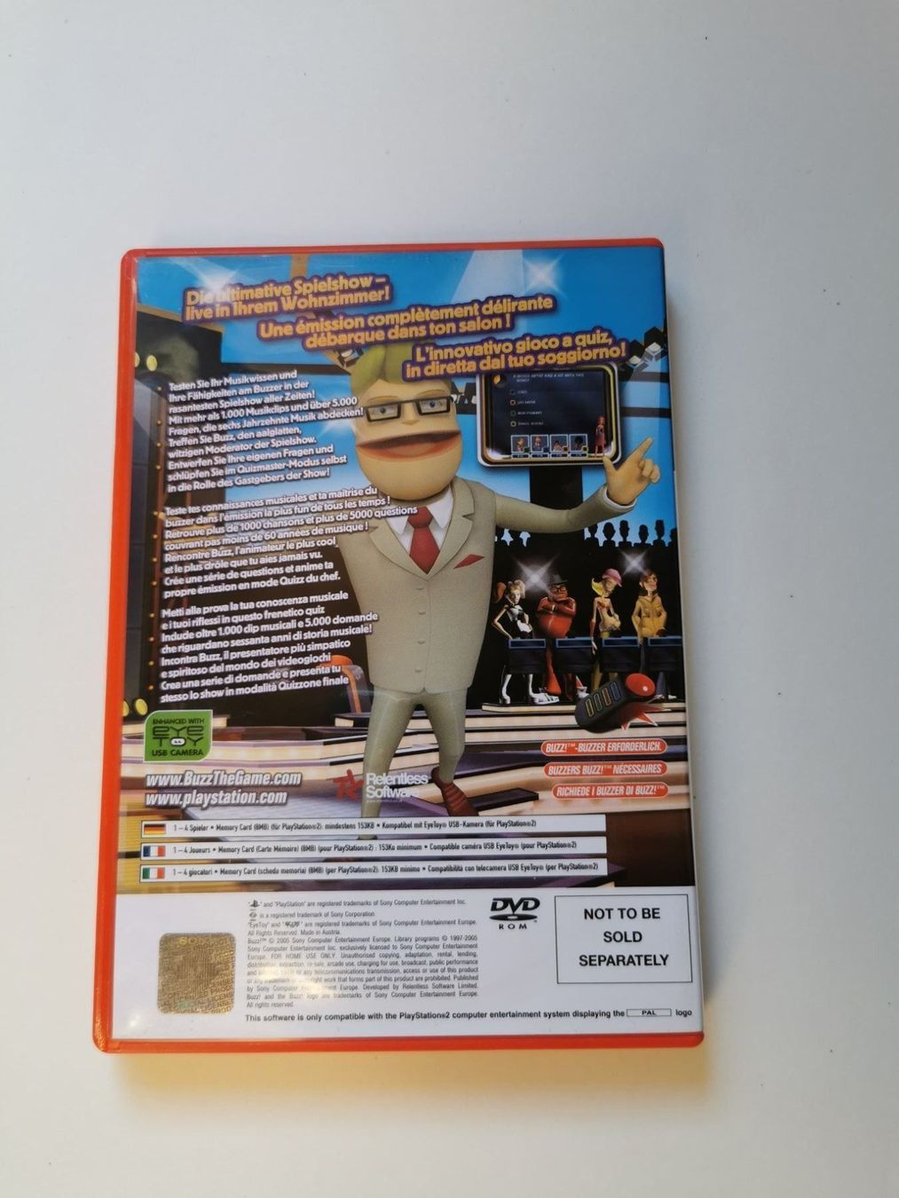 Giochi: Ps 2 - Buzz! The Music Quiz – Usato da Lenzburg venduto da eyworld 2