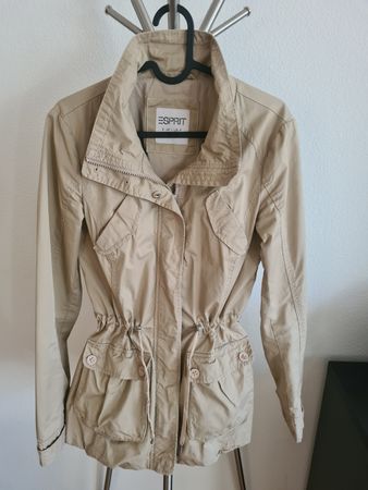 Esprit, Trench Jacke, beige, gr. 36