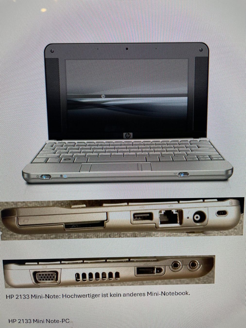 HP 2133 Mini Note-PC, Ubuntu MATE und mit Netzteil (Gebraucht) in ...
