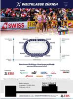 Weltklasse Zürich 2026 | 2 Tickets Kat. 3 | AUSVERKAUFT