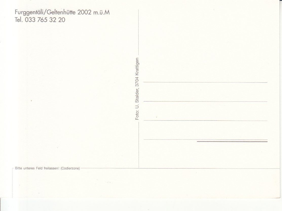 Cartoline postali: Furggetäli ca. 1980 – Usato da Bürglen TG venduto da StampGraf 1