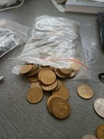 Diverse alte Münzen und Noten Sammlung!