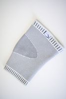 Top Zustand! Kniebandage stark, elastisch, grau und weiss