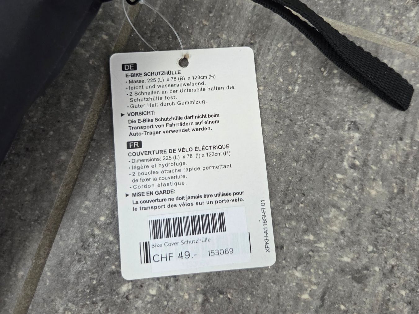 Altri accessori per ciclismo: Fahrrad-Schutzhülle "Flyer" – Nuovo e nell'imballaggio originale da Kirchdorf AG venduto da red-box 2