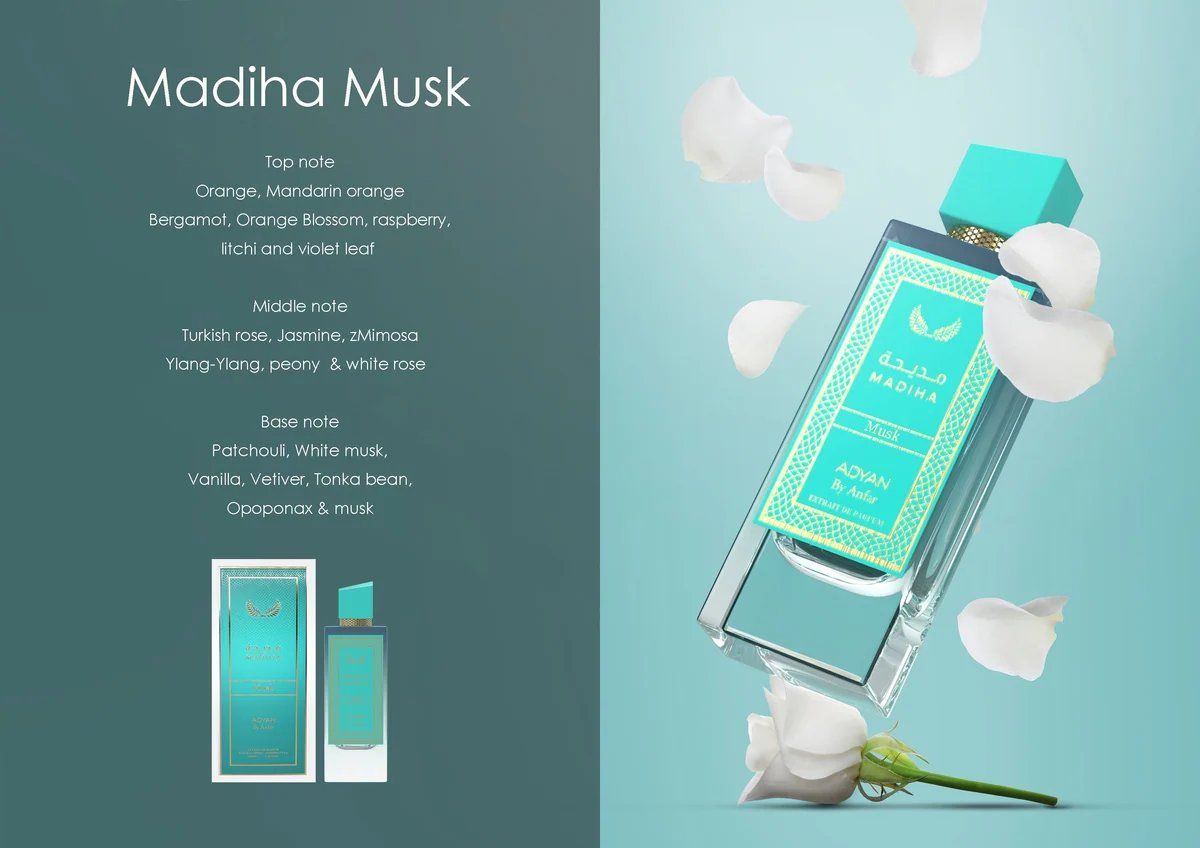 Profumi & Eau de Toilette: Adyan Madiha Musk - 100ml – Nuovo (secondo la descrizione) da Cudrefin venduto da NadaNadaNada 1