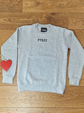 Pyrex Pullover grau Rundhalsausschnitt Gr S top Zustand