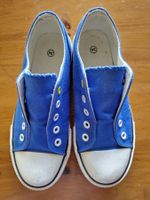 Blaue Stoffschuhe Gr. 34, coole Sneaker für Kids!