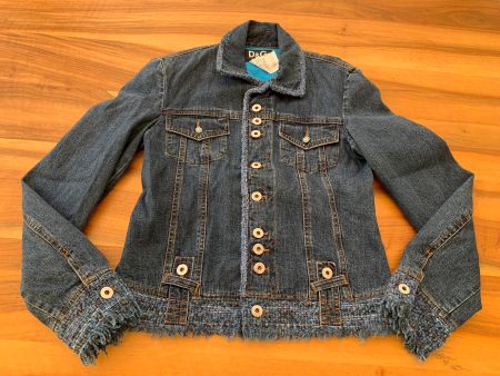 D&G Dolce & Gabbana coole raffinierte Jeansjacke. Gr. S