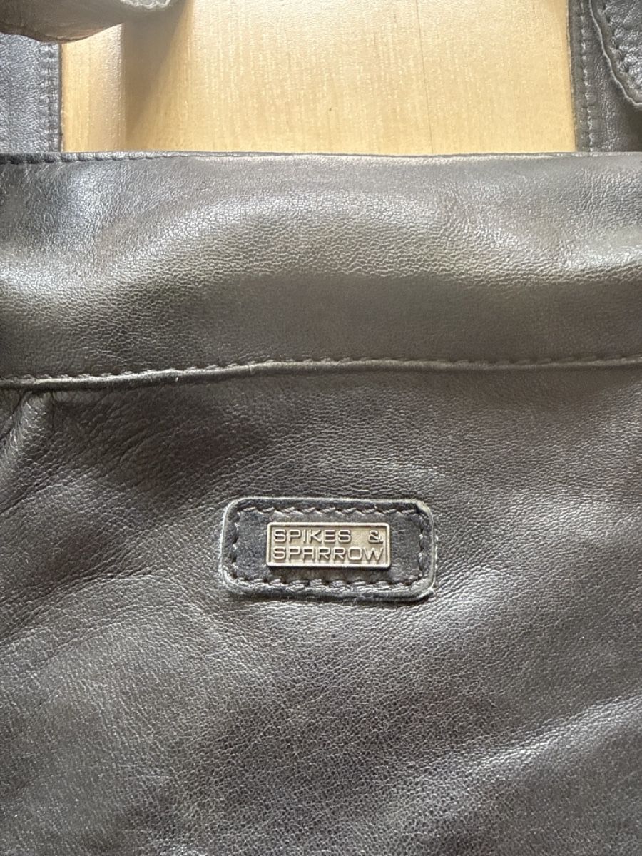 Valigie & Borse: Spike & Elegante schwarze Ledertasche/Aktentasche – Usato da Münsingen venduto da keka07 1