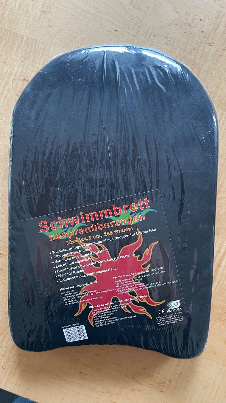 Tavole da surf e di nuoto: Schwimmbrett Sunflex, rot/schwarz – Nuovo e nell'imballaggio originale da Aeschlen venduto da Cottage 1