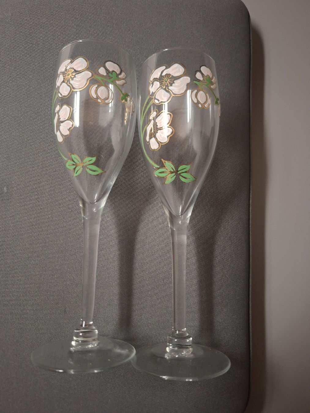 Bicchieri: Champagnergläser mit Blumenmuster 2er Set (perrier-jouët) – Usato da Watt venduto da MG_Products 1