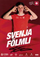 Svenja Fölmli Autogramm handsigniert Schweiz 2025 NEU