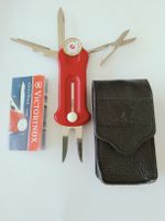 Neues Vintage Victorinox GolfTool Sackmesser mit leder etui