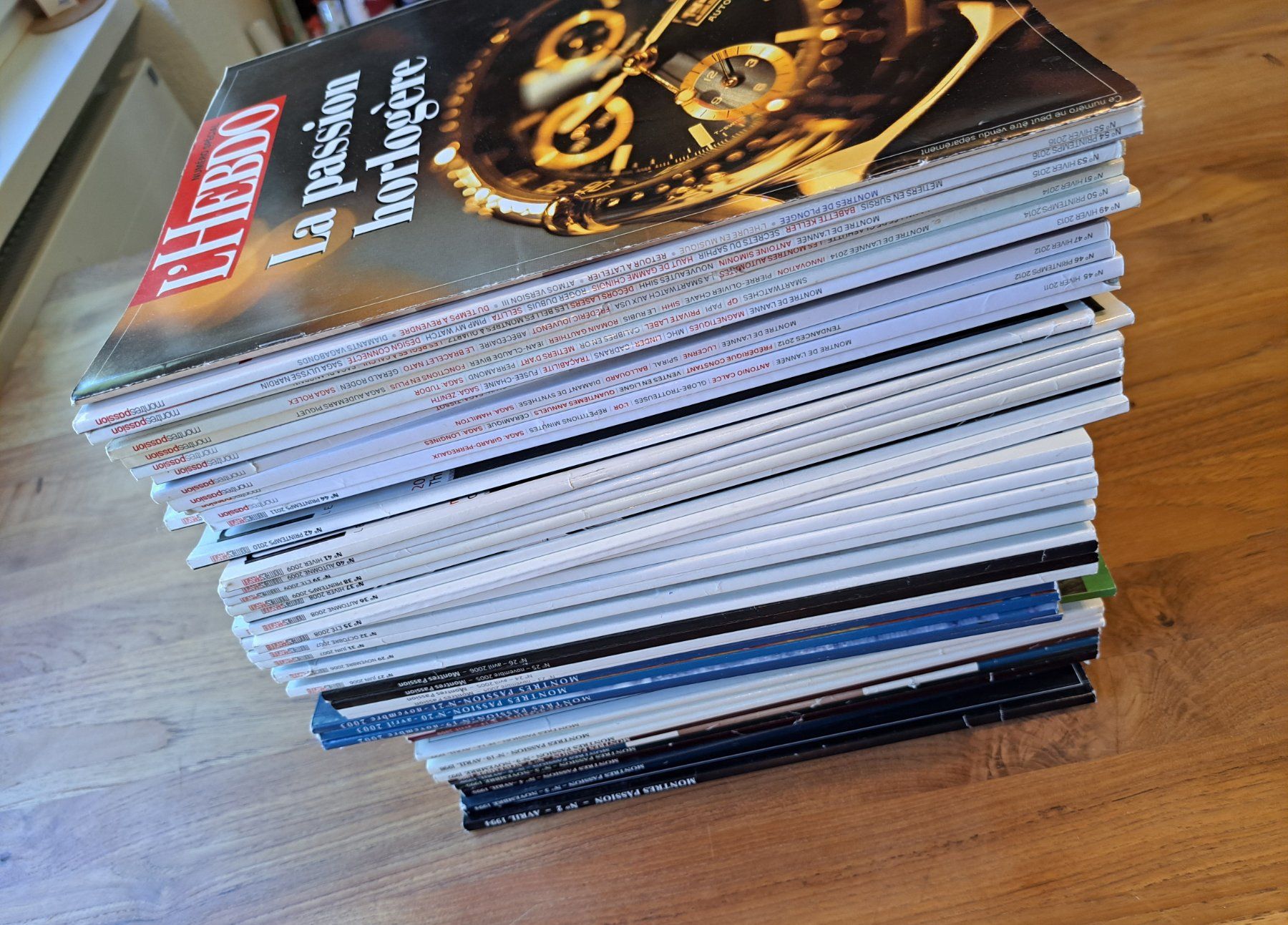 Zeitschriften & Magazine: L'Hebdo "Montres Passion" collection 1994 - 2016 – Gebraucht aus Biel/Bienne von ESOXMAN 9