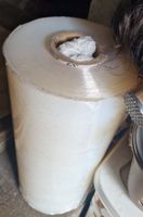 Abrollfolie transparent Grossrolle Zustand siehe Bilder