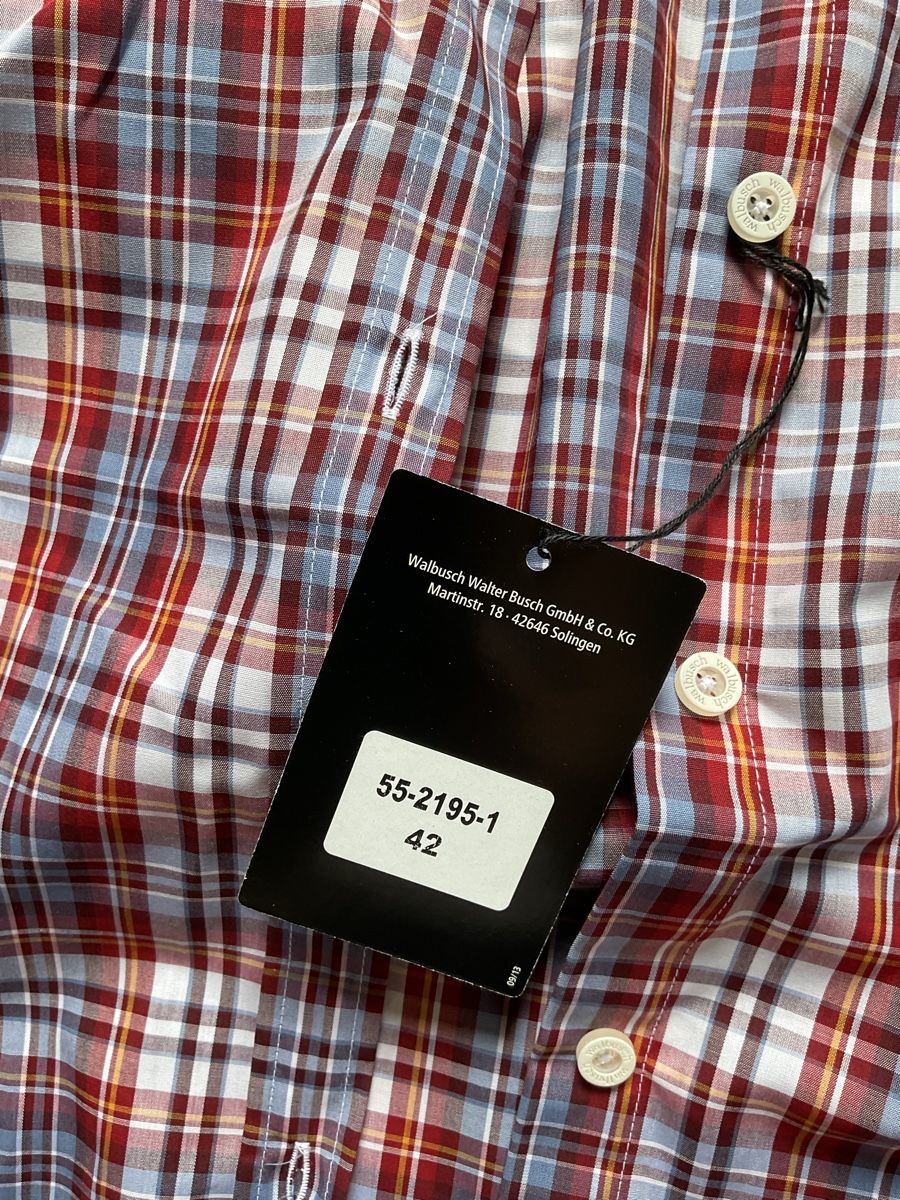 Walbusch Camicette: Walbusch Bluse NEU Bequembluse Karohemd Grösse 42 – Nuovo (secondo la descrizione) da Schönenberg ZH venduto da fri_w6t6 2