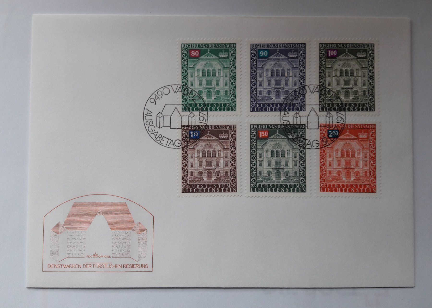 Tous les timbres: 1976 FDC Dienstmarken – Neuf (Voir description) à Alten par Regenwasser 2