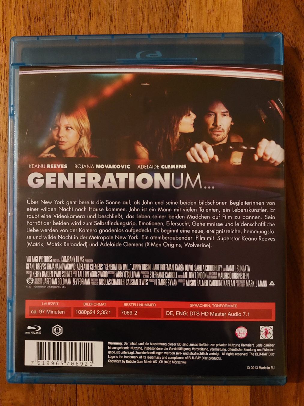Tutti i DVDs: Blu Ray - Generation um... mit Keanu Reeves – Usato da Rheinfelden venduto da FilmAuktion 1