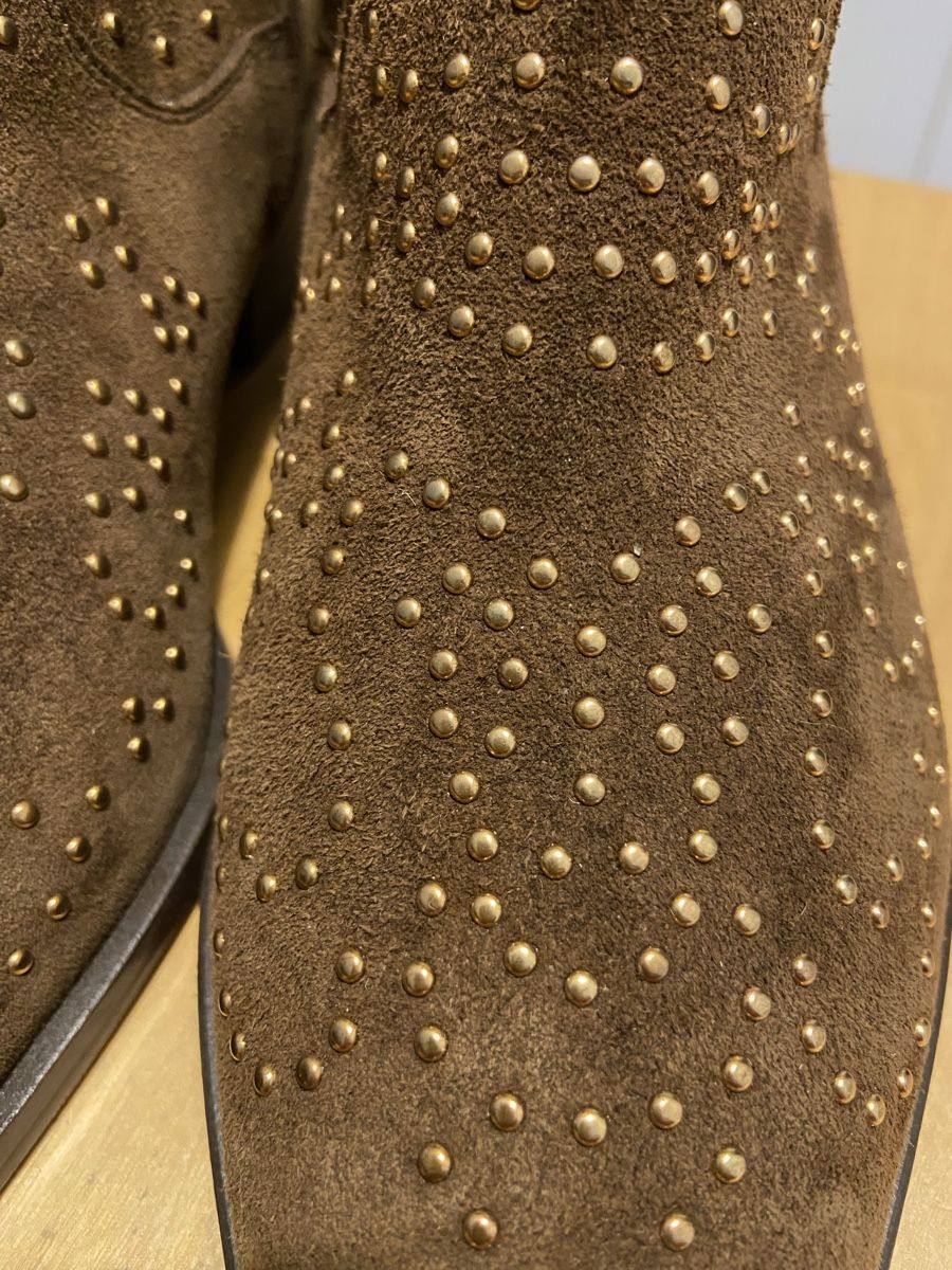 Scarpe da donna: Braune Wildleder Stiefeletten – Usato da Binningen venduto da Dodo21 6