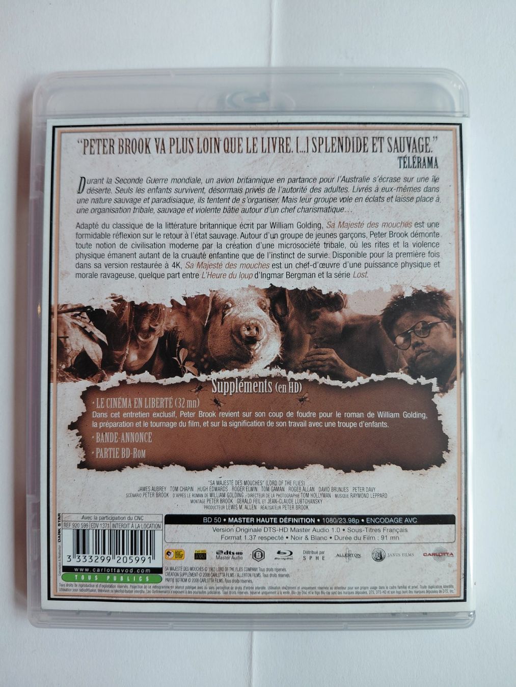 Tutti i DVDs: SA MAJESTE DES MOUCHES – Usato da Denges venduto da Hellboy10 1