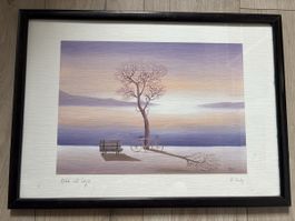 BILD alba sul lago