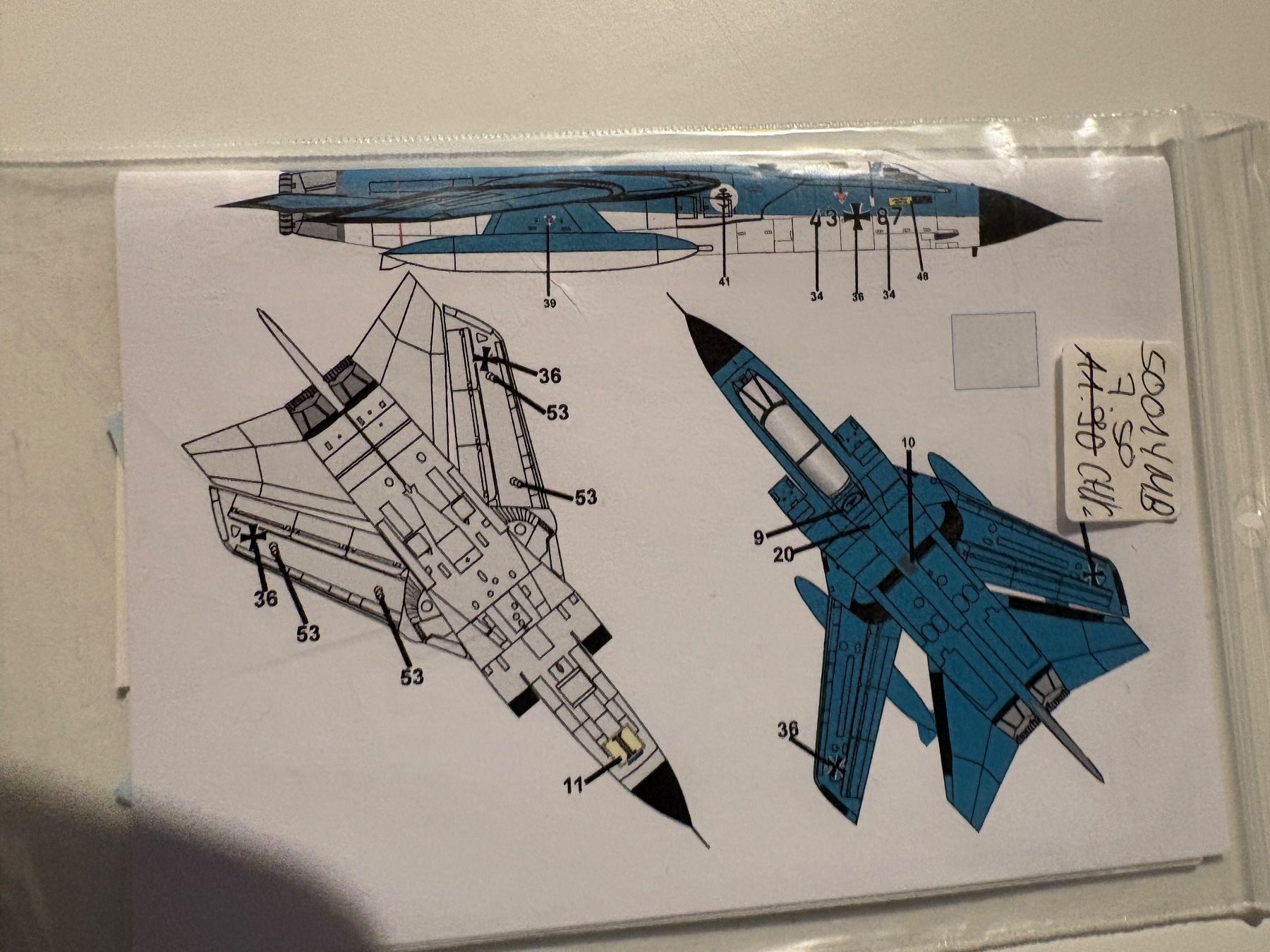 Kit di modellismo & Modellini statici: 1/144 MARINE TORNADOS DECALS – Usato da MÜHLEDORF/SO venduto da tru_wsv8 1