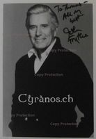 John Forsythe (1918-2010) Schauspieler - Autogramm
