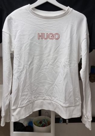 HUGO BOSS Pullover Weiss Grösse S