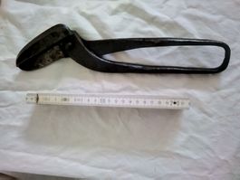 Werkzeug antik METALLSCHNEIDEZANGE