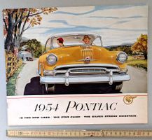 US-Originalkatalog "1954 PONTIAC", Großformat