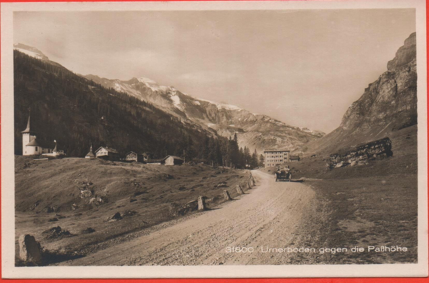Cartes postales: Klausenstrasse URNERBODEN - Oldtimer - Auto – Neuf (Voir description) à Jona par philajona
