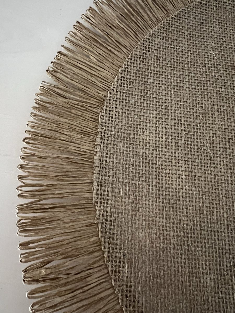 Set di tavolo e panche: 6er Set: Rustikale Tischsets aus Jute, Neu – Nuovo (secondo la descrizione) da Luzern venduto da suhamadlun 3