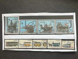 Lao/Usa  2 Serien   Eisenbahnen gest. (A334)