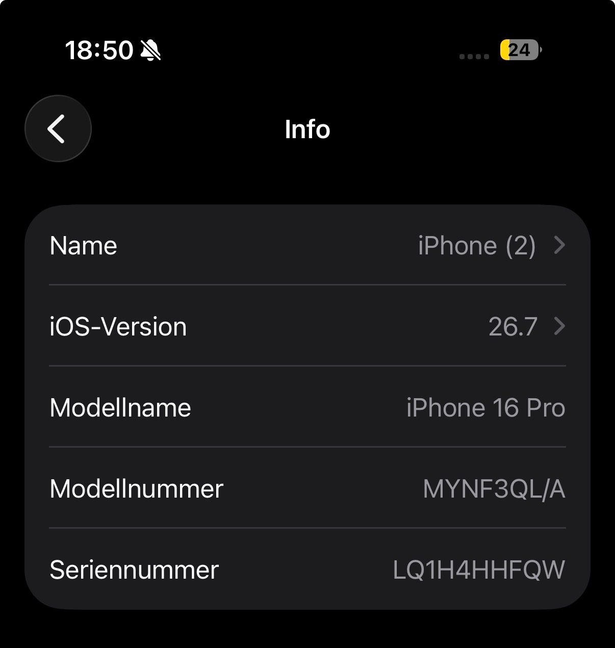 Apple Portables: iPhone 16 Pro Desert Titanium 128GB – D'occasion à Heerbrugg par HennessyCognac 6