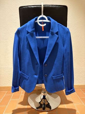 Blazer femme bleu coupe cintrée état comme neuf