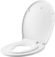 WC Sitz mit Absenkautomatik & Kindereinsatz Weiß O-Form