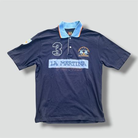 La Martina pride buenos aires blue poloshirt (ralph lauren)