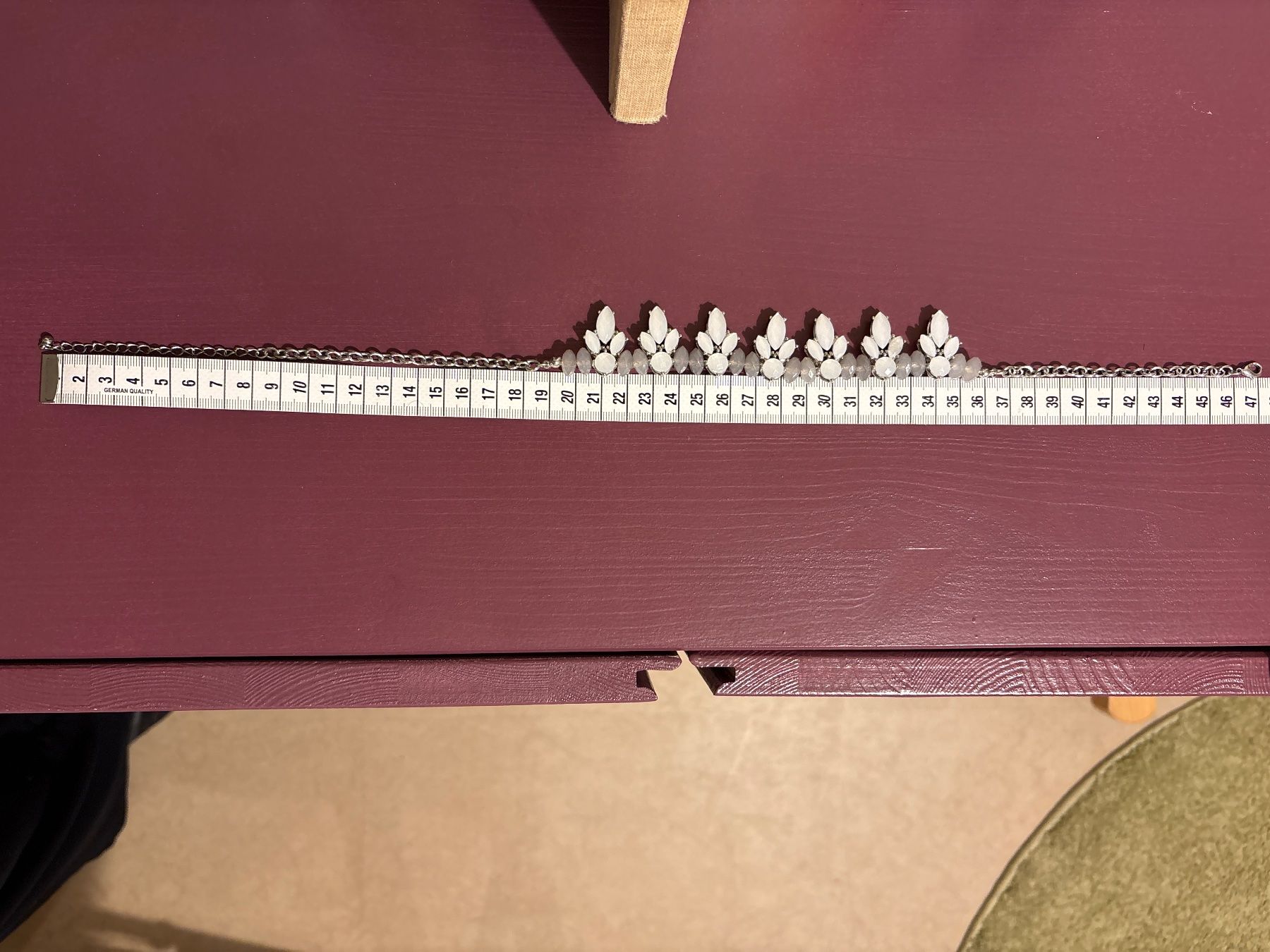 H&M Catenine: Collana con motivi floreali, lilla e violetto – Usato da Zürich venduto da bbbggg 2