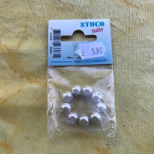 Perle (finte): LOT MAGNETPERLEN ROSA RUND 8MM – Nuovo e nell'imballaggio originale da Ostermundigen venduto da Wyatt-Earp 6