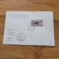 Luftpost Brief 1944 Zürich Genève