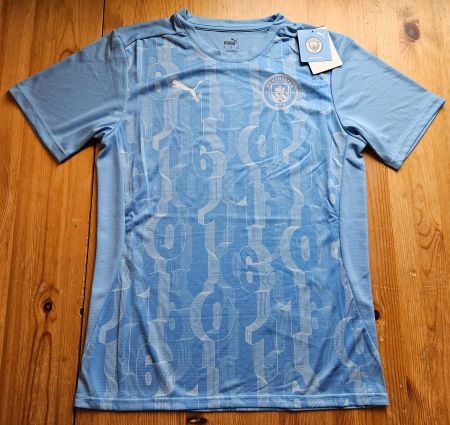 Manchester City Einlaufshirt NEU Gr. M Puma MCFC Trikot