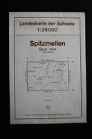 Spitzmeilen Landeskarte der Schweiz 1: 25 000 / 1972