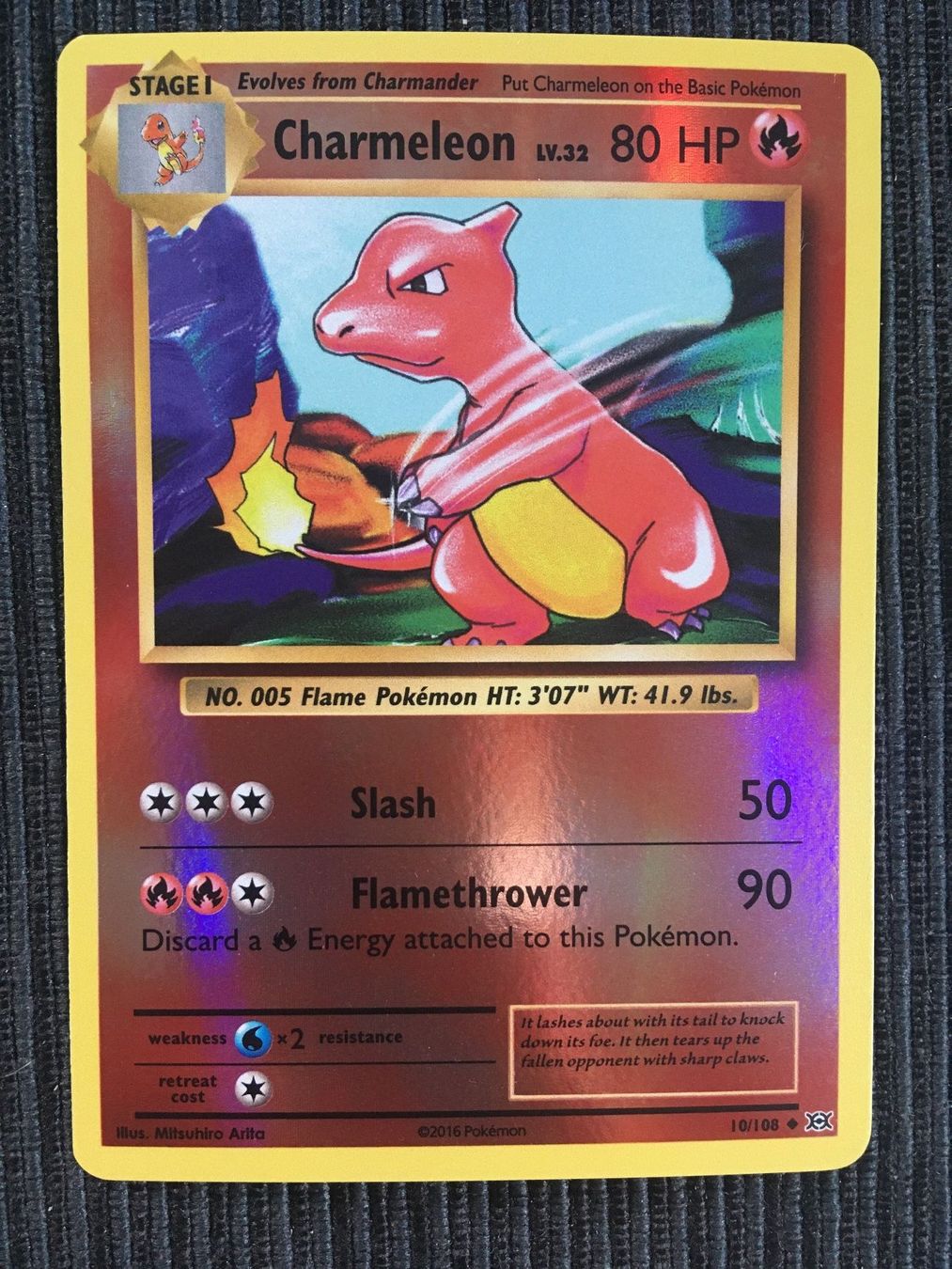 Pokémon Carte collezionabili: Pokemon Charmeleon Reverse XY Evolutions – Nuovo (secondo la descrizione) da Wabern venduto da Collectfun