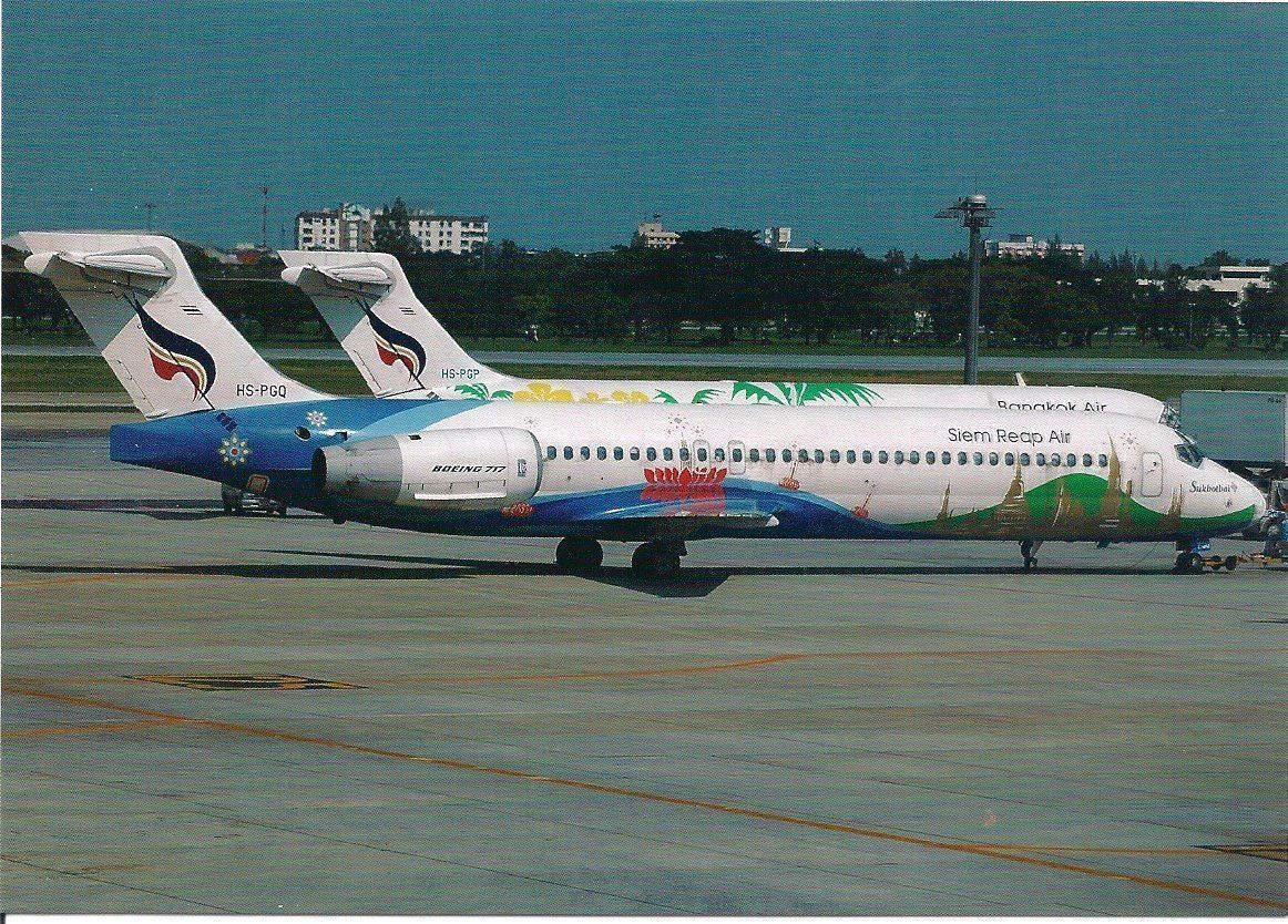 Ansichtskarten: Siem Reap Airways, B717-231 – Neu und originalverpackt aus Thun von Abigboss